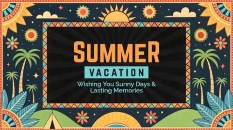 Summertime Festival Vacation Design Template for Memorable Getaways