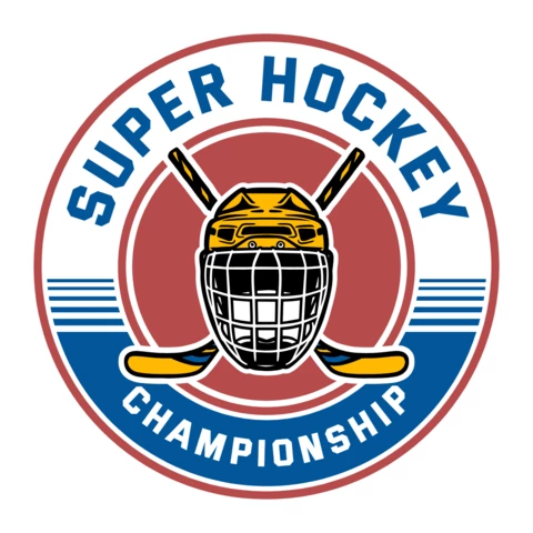 Ice Hockey Championship Logo Design Template