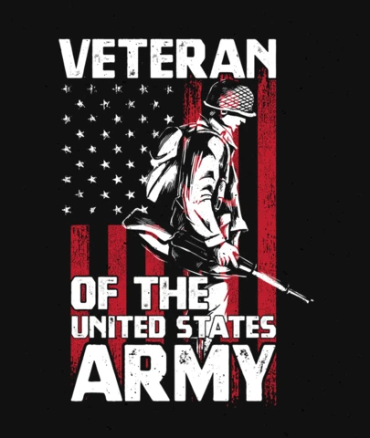 Veteran Of The United States Army T-Shirt Design Template