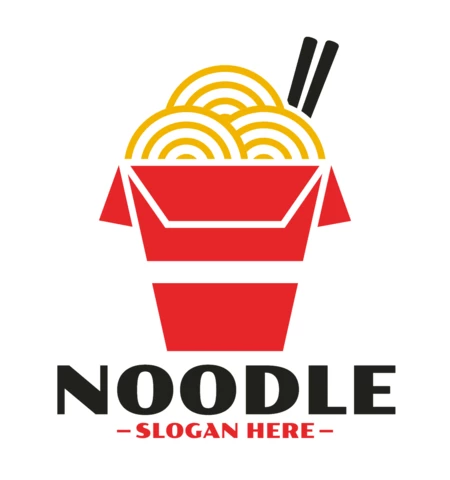 Noodle Logo Design Template