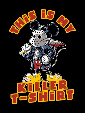 This Is My Killer Shirt T-shirt Design Template