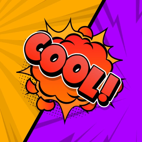 Yellow And Red Cool in Colorful Comic Style Instagram Post Templete