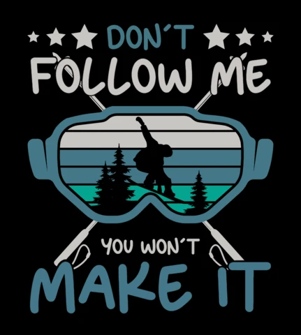 Le modèle de t-shirt du snowboarder n'est pas un modèle à suivre