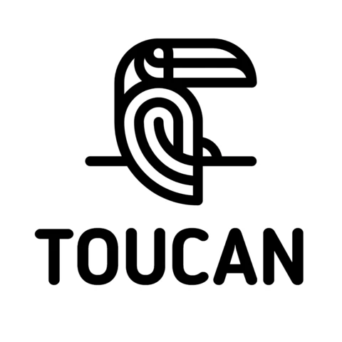 Modèle de logo Toucan