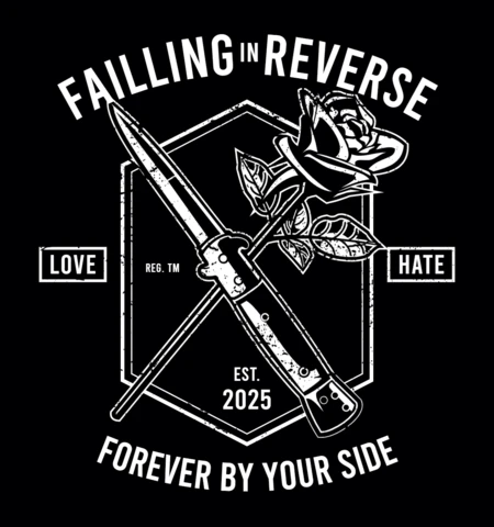 Falling In Reverse T-Shirt Design Template