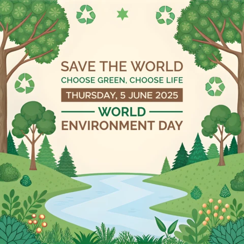 Eco-Friendly Design Template for World Environment Day Celebration