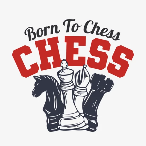 Chess Game T-shirt Design Template