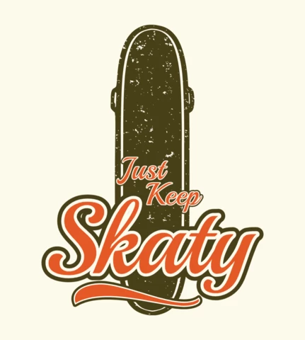 Designvorlage für Skateboard-Vintage-Logo