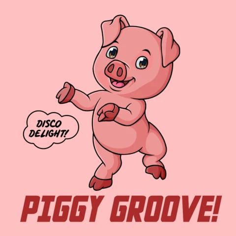 Piggy Groove Disco Design Template for Fun and Playful Projects