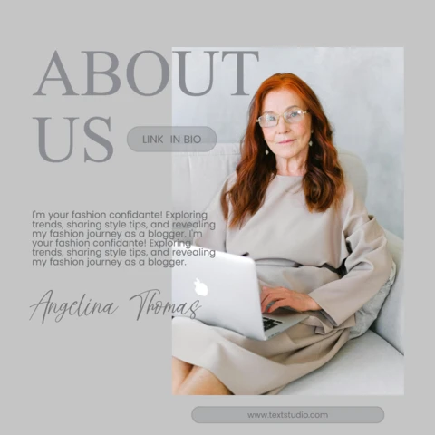 Minimal Modern Info About Us Instagram Post Template
