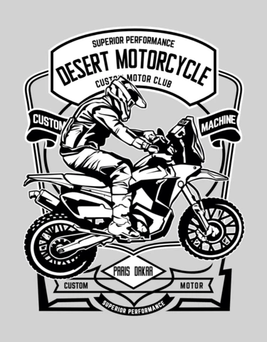 Szablon koszulki klubu motocyklowego