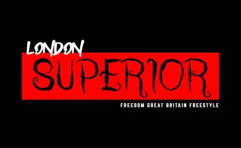 London Superior Typography T-Shirt Design Template