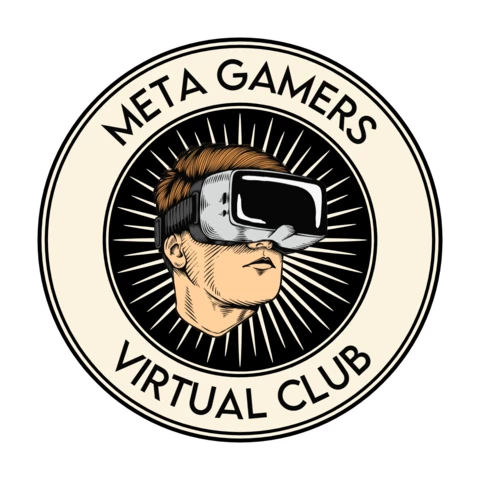 Meta Gamers Virtual Club Logo Design Template
