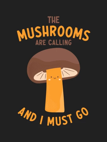 Les champignons m'appellent et je dois aller à la chasse au trésor