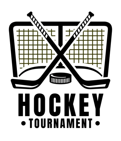 Hockey Tournament Logo Design Template