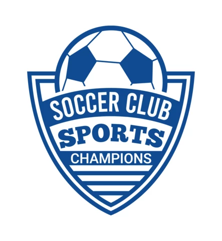 Soccer Championship Sports Club Logo Design Template