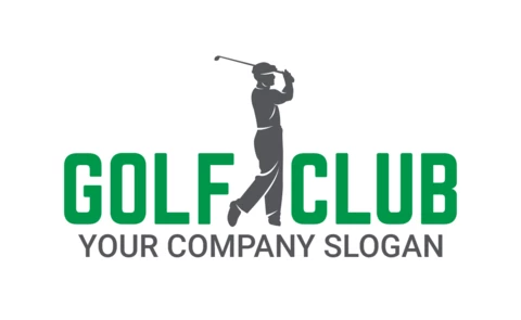 Golf Club Tournament Sports Logo Design Template