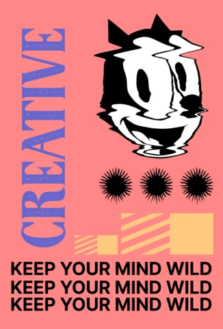 Creative Retro Design Template for Eye-Catching Apparel