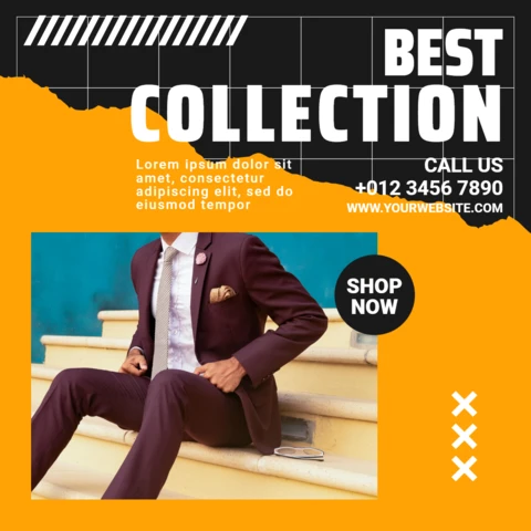 Best Collection Fashion Sale Instagram Post Design Template