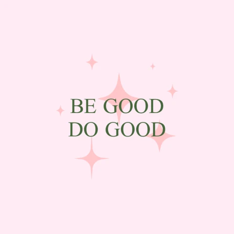 Kindness and Positivity Sparkling Quote Instagram Post Design Template
