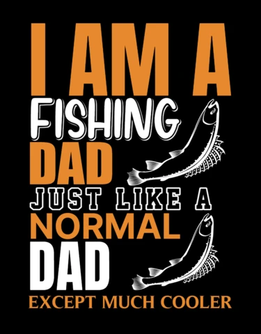 Ich bin ein Angeln Vater lustiges Zitat T-Shirt-Design