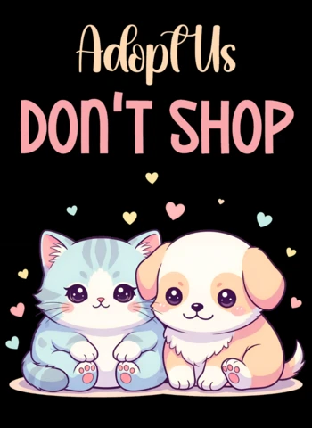 Adopta nuestro lindo diseño de mascotas para camiseta.