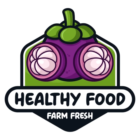Modello di logo per alimenti freschi
