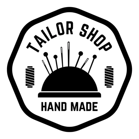 Modello di logo per sartoria