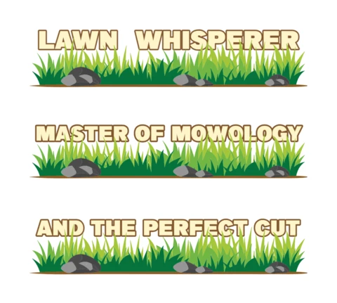 Lawn Whisperer Garden Grass T-shirt Design Template
