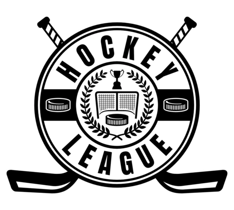 Hockey League Logo Design Template