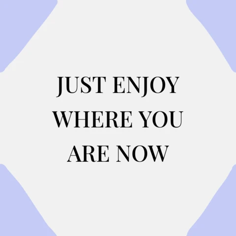 Just Enjoy Where You Are Now Instagram Post Design Template