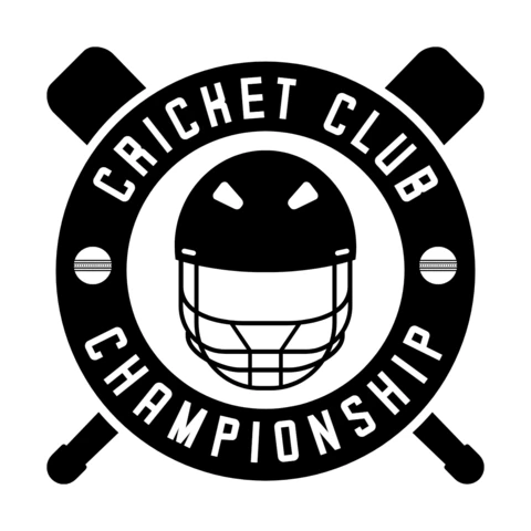 Championship Cricket Club Logo Design Template
