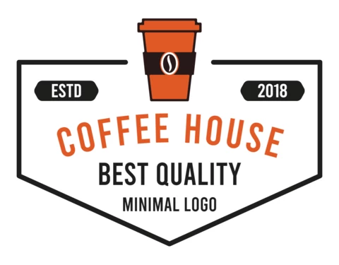 Coffee House Best Quality Logo Template Badge