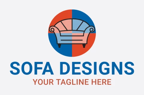Sofa Designs Logo Design Template