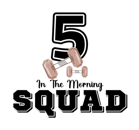 Plantilla de diseño de camiseta del equipo de entrenamiento matutino