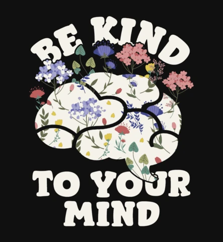 Mental Health Be Kind T-Shirt Design Template