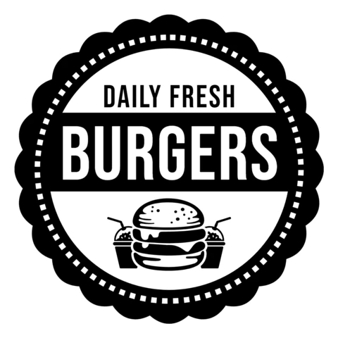 Burger Shop Logo Design Template