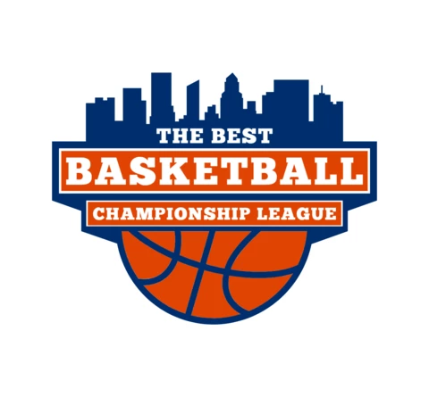 Basketball Tournament Championship Sports Logo Design Template