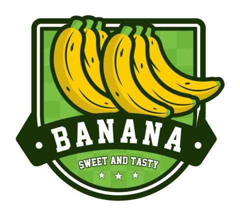 Tasty Banana Logo Design Template