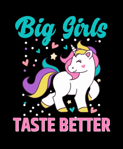 Modèle de t-shirt licorne pour grandes filles
