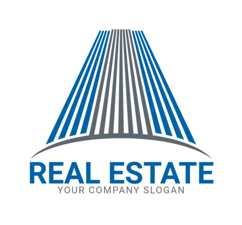 Moderne Immobilienmakler Immobilien Logo Design Vorlage