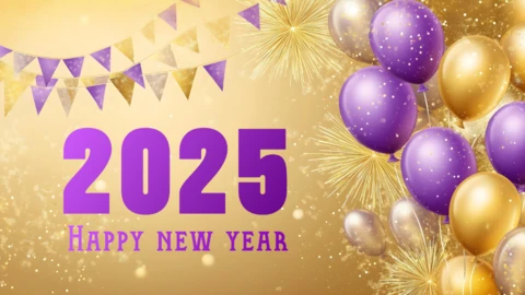 Happy New Year Background Image Design Template
