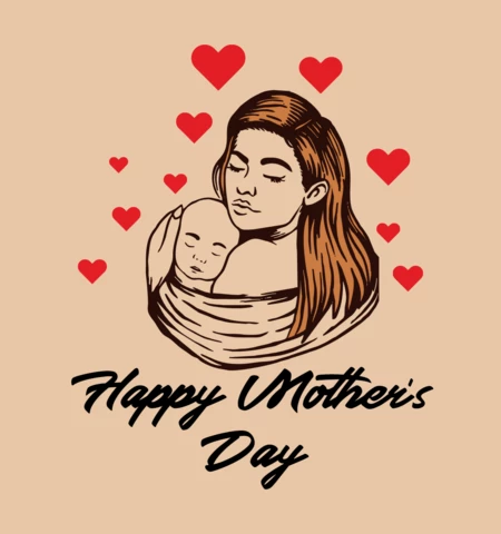 Modello di progettazione felice festa della mamma