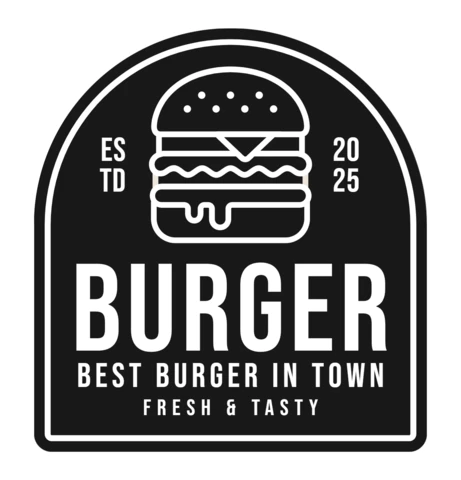 Burger Logo Design Template