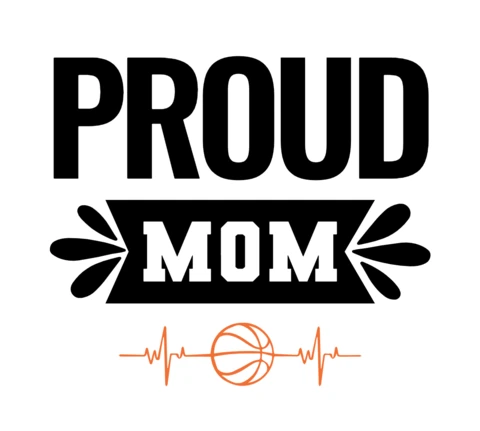Proud Basketball Mom T-shirt Design Template