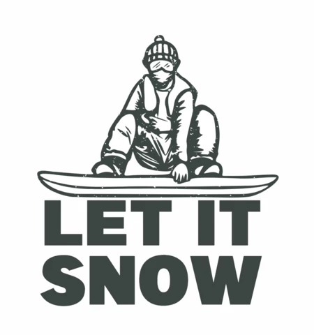 Homme jouant au modèle de conception de t-shirt vintage de snowboard