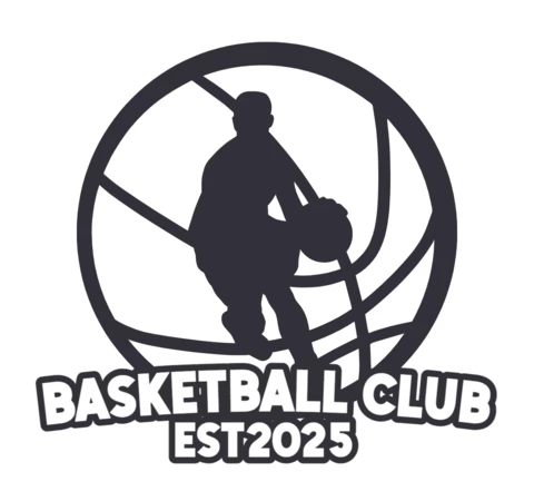 Basketball Club Logo Design Template