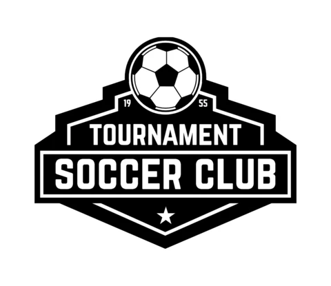 Soccer Tournament Sports Club Logo Design Template