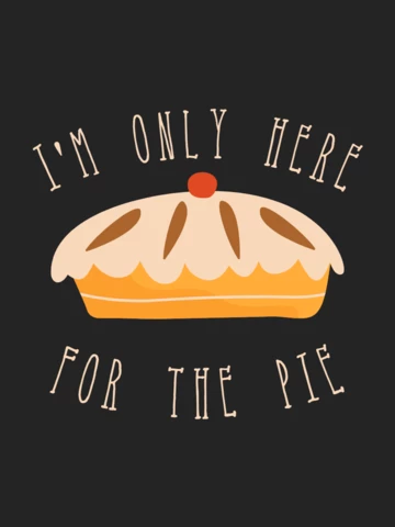 Diseño de plantilla de camiseta para amantes de la tarta