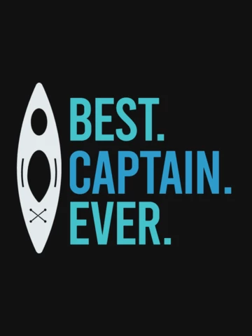 Diseño de plantilla de camiseta del mejor capitán de todos los tiempos